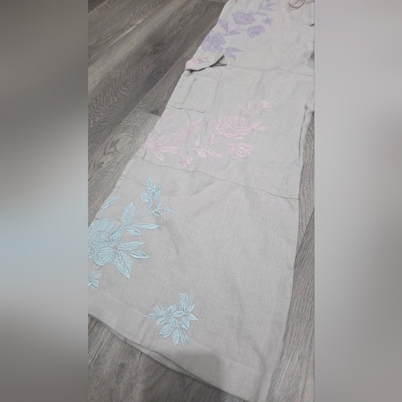 Johnny Was Hazel Drawstring Wide Leg Pant Size S - Picture 4 of 7